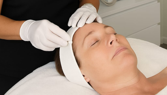 Anti-aging facial treatment at NP Skin Care in Greenwich, CT